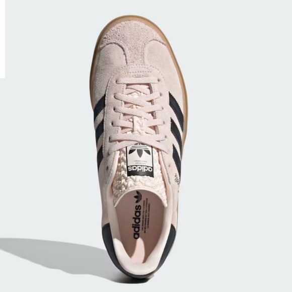 NWT Adidas Gazelle Bold Wonder Quartz / Core Black / Core Black - Picture 5 of 14